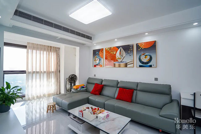 126㎡簡約風(fēng)三居室，溫馨舒適不花一分冤枉錢的裝修